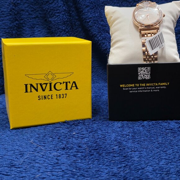 Brand New Invicta Wildflower Women\'s Watch - 32mm Rose Gold/Rose Face (69289)